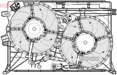 Ventilators, Motora dzesēšanas sistēma DENSO DER09075 1