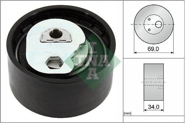 Spriegotājrullītis, Gāzu sadales mehānisma piedziņas siksna INA 531 0941 10 1