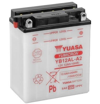 Startera akumulatoru baterija YUASA YB12AL-A2 1