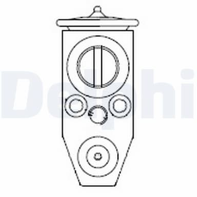 Izplešanās vārsts, Gaisa kond. sistēma DELPHI CB1016V 1