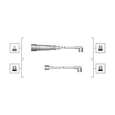 Augstsprieguma vadu komplekts MAGNETI MARELLI 941319170026 1