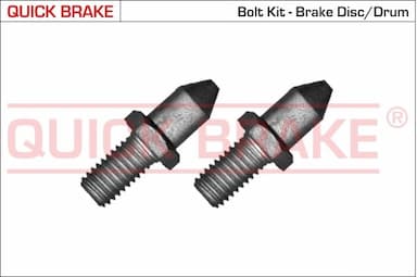 Skrūvju komplekts, Bremžu disks QUICK BRAKE 11678K 1