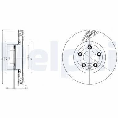 Bremžu diski DELPHI BG9100C 1