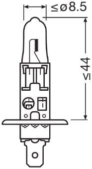 Kvēlspuldze ams-OSRAM 64150NL-2HB 3