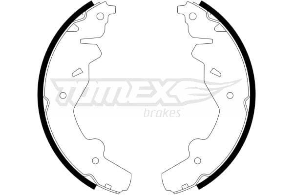 Bremžu loku komplekts TOMEX Brakes TX 23-19 1