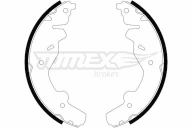 Bremžu loku komplekts TOMEX Brakes TX 23-19 1