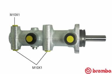 Galvenais bremžu cilindrs BREMBO M 61 001 1