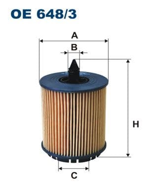 Eļļas filtrs FILTRON OE 648/3 1