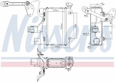 Starpdzesētājs NISSENS 96164 6