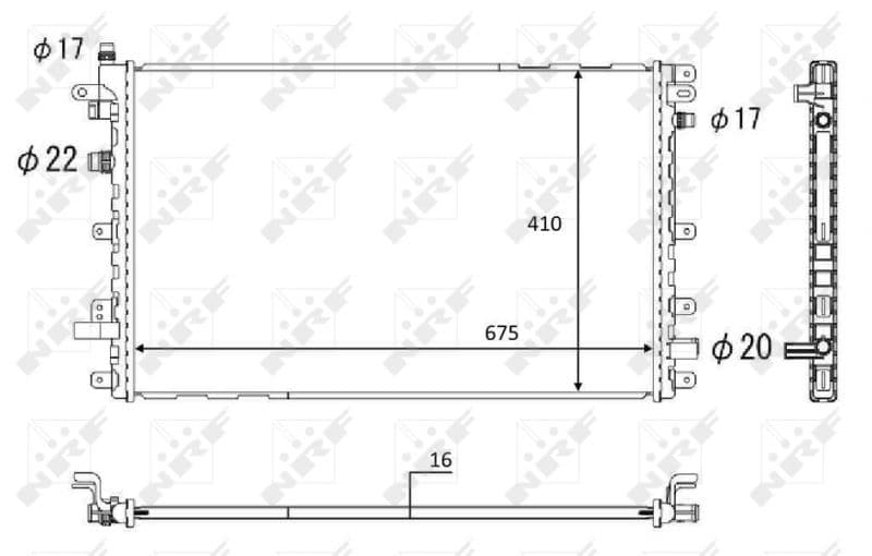 Dzesētājs, Elektroauto akumulatoru baterija (EVB) NRF 58569 1