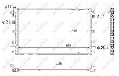 Dzesētājs, Elektroauto akumulatoru baterija (EVB) NRF 58569 1