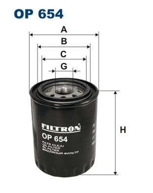 Eļļas filtrs FILTRON OP 654 1