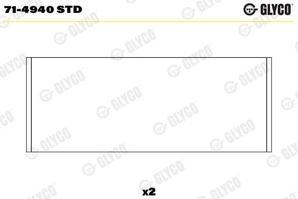 Klaņa gultnis GLYCO 71-4940 STD 1