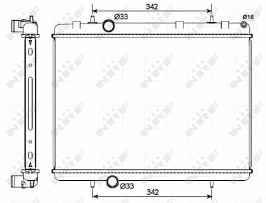 Radiators, Motora dzesēšanas sistēma NRF 53112 4