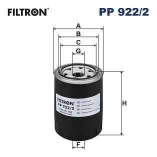 Degvielas filtrs FILTRON PP 922/2 1