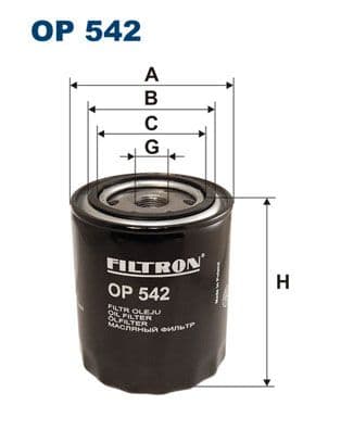 Eļļas filtrs FILTRON OP 542 1