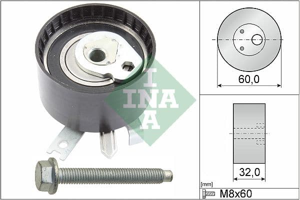 Spriegotājrullītis, Gāzu sadales mehānisma piedziņas siksna INA 531 0547 10 1