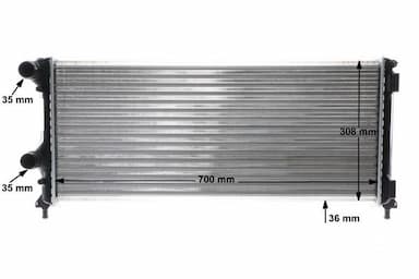 Radiators, Motora dzesēšanas sistēma MAHLE CR 1448 000S 12