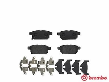 Bremžu uzliku kompl., Disku bremzes BREMBO P 79 029 2