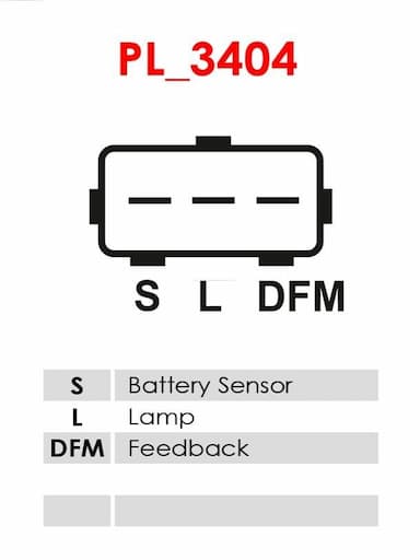 Ģeneratora sprieguma regulators AS-PL ARE0010S 4