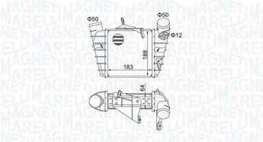 Starpdzesētājs MAGNETI MARELLI 351319204750 1