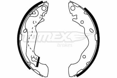 Bremžu loku komplekts TOMEX Brakes TX 22-05 1