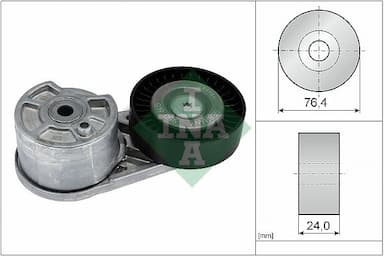 Siksnas spriegotājs, Ķīļsiksna Schaeffler INA 534 0727 10 1