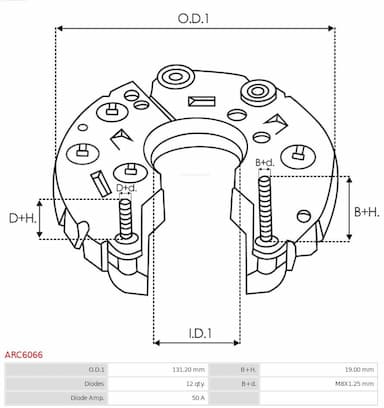 Taisngriezis, Ģenerators AS-PL ARC6066 3