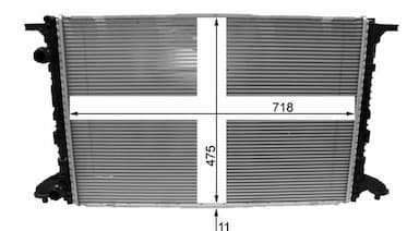 Radiators, Motora dzesēšanas sistēma MAHLE CR 2177 000P 3