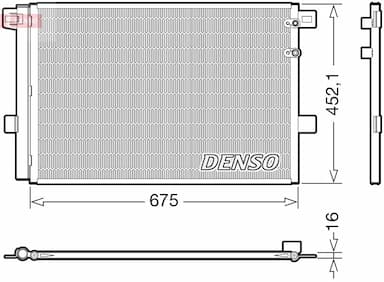 Kondensators, Gaisa kond. sistēma DENSO DCN32065 1