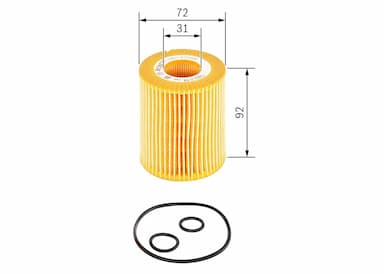 Eļļas filtrs BOSCH 1 457 429 199 5