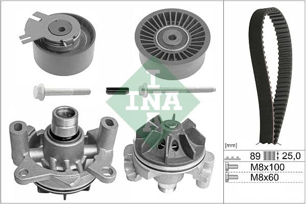 Ūdenssūknis + Zobsiksnas komplekts Schaeffler INA 530 0198 30 1