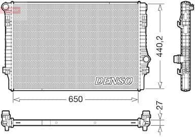 Radiators, Motora dzesēšanas sistēma DENSO DRM32049 1