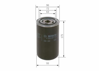 Filtrs, Hidropacēlāja sistēma BOSCH F 026 407 113 5