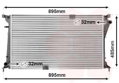 Radiators, Motora dzesēšanas sistēma VAN WEZEL 43002490 1