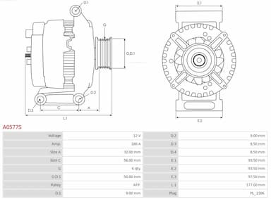 Ģenerators AS-PL A0577S 5