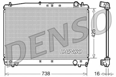 Radiators, Motora dzesēšanas sistēma DENSO DRM50033 1