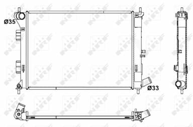 Radiators, Motora dzesēšanas sistēma NRF 53171 2