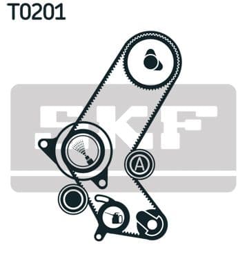 Zobsiksnas komplekts SKF VKMA 05700 2