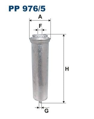 Degvielas filtrs FILTRON PP 976/5 1