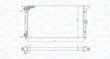 Radiators, Motora dzesēšanas sistēma MAGNETI MARELLI 350213190100 1