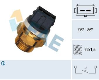 Termoslēdzis, Radiatora ventilators FAE 37570 1