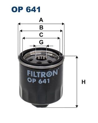 Eļļas filtrs FILTRON OP 641 1