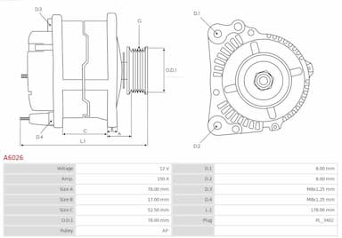 Ģenerators AS-PL A6026 5