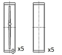 Kloķvārpstas gultnis FAI AutoParts BM1024-STD 1