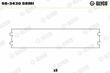 Bukse, Klanis GLYCO 55-3430 SEMI 1