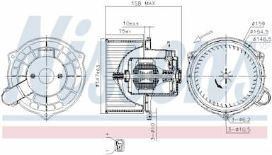 Salona ventilators NISSENS 87234 5