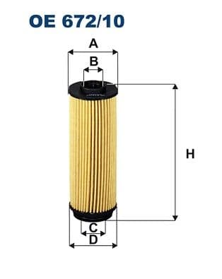 Eļļas filtrs FILTRON OE 672/10 1