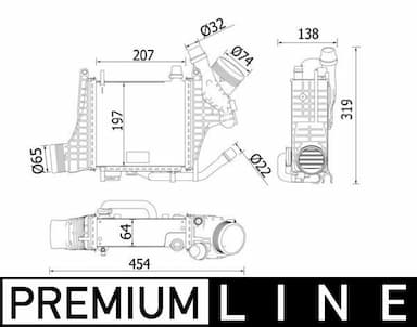 Starpdzesētājs MAHLE CI 541 000P 1