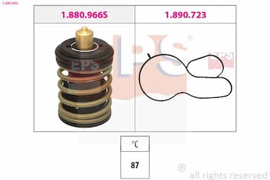 Termostats, Dzesēšanas šķidrums EPS 1.880.966 1